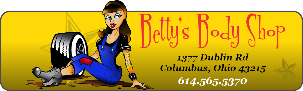 Betty's Body Shop, 1377 Dublin Rd, Columbus, Ohio 43215, (614) 565-5370